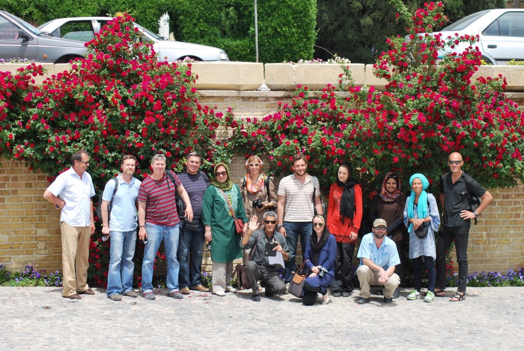 The group in Isfahan