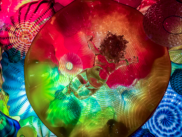 Dale Chihuly blown glass ceiling installation at Maker's Mark Distillery, Loretto, KY