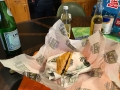 Our lunch before dinner