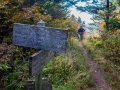 Signpost on the trail