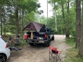 Camping in Freeport, Maine (pre storm)