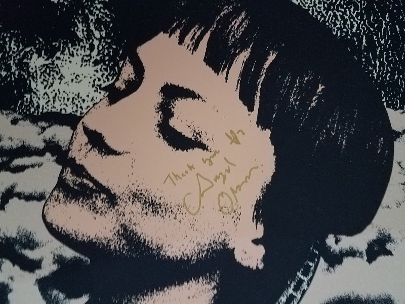 Angel Olsen signed tour poster